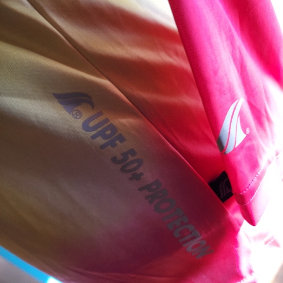 UPF Long Sleeve Protective Sun Shirt XL Tie Dyed - Picture 3 of 5